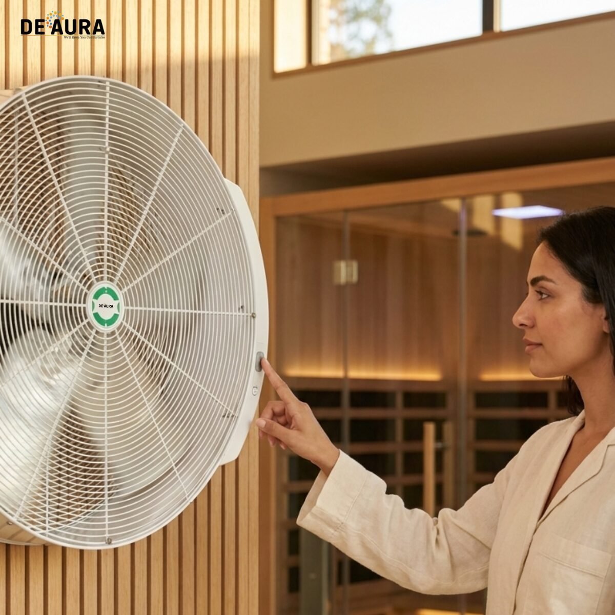 Deaura Poly Stormer™ Recirculation Fan — 36" | Made in USA - Image 3