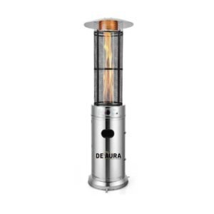 DEAURA HD ROUND FLAME SS GAS HEATER